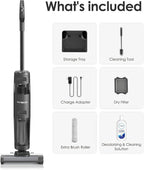 Tineco Floor ONE S3 Breeze Cordless Hardwood Floors Cleaner, Lightweight Wet Dry Vacuum Cleaners for Multi-Surface Cleaning with Smart Control System