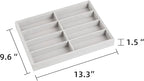 Frebeauty Sunglass Organizer,Velvet Glasses Organizer,8-Slot Sunglasses Tray for Drawer, Men's/Women's Sunglasses Box