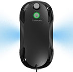 Tosima W5 Window Cleaning Robot, Dual Direction Auto-Spray Smart Window Cleaner with Triple Safety System, Smart Navigation, Remote Control, for All Smooth Surfaces, with 8 Rags, Black