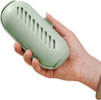 Reusable Lint Roller for Pet Hair, Washable Sticky Hair Remover with Strong Adhesion, Compact Travel Size Roller for Clothes, Sofa, Car, Carpet, Reusable & Eco-Friendly (Green)