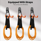 Garage Hooks Heavy Duty, 10 Pack Wall Mount Storage Hangers with Extension Cord Holder Organizer, for Power Tool, Garden Tool, Utility, Ladder, Hose and More