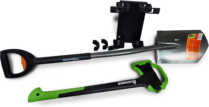 UTV Dual Tool Roll Bar Shovel and Axe Roll Bar Kit RCM-3018-2