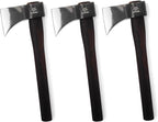 15.7" Competition Axes, 1065 Manganese Steel Throwing Hatchet Beech Wood Handle for Axe Throwing - 3 Pack