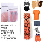 Kimmama Set of 2 Delicates Laundry Bags,Durable Zipper Mesh Laundry Bag,Bra Fine Mesh Wash Bag,Keep Cloth Shape in the Washer