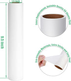 9.5 inch Lint Roller Refills Only, Fit for 9.4/9.45/9.5 inch Large Lint Rollers for Floor Carpet Couch, Extra Sticky Pet Hair Lint Roller Refill 5 Pack, Total 300 Sheets (9.5'' Wide)