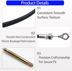 GW-55048P Forward Clutch Cable - Replacement for Troy-Bilt Bronco/Tuffy Tillers (12213, 21A-521-081, 12180, 12210), Cub Cadet, MTD, White Outdoor - Replaces 55048, GW-55048-1 Pack