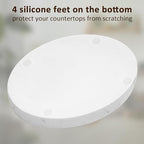 Soap Dish Bathroom Marble Look Resin Soap Holder Soap Tray for Shower Sponge Holder for Kitchen Sink 2 Pack(Marble White)