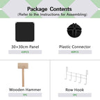 C&AHOME Cube Storage Organizer, 12-Cube Shelves Units, Closet Cabinet, DIY Plastic Modular Book Shelf, Ideal for Bedroom, Living Room, Office, 36.6" L x 12.4" W x 48.4" H Black SHS3012B