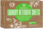 RAW BASICS Laundry Detergent Sheets, Fresh Scent, and Scent Boosters for Washer, Wild Lemon Aroma, and Dryer Sheets, 80 Bulk Loads
