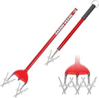 Garden Weasel Rotary Cultivator & Hand Tiller - 2-in-1 | Aerate, Weed, Cultivate, Plant, Reseed | Lawn Reseeding Garden Tool, Garden Soil Loosener | 91206
