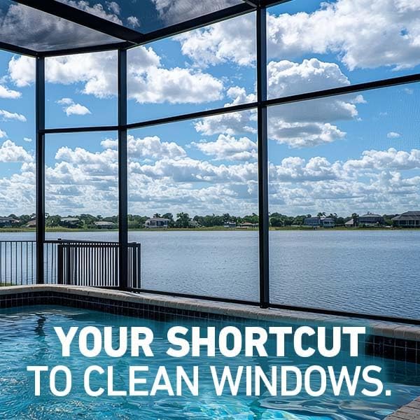 Wet & Forget Window & Screen Cleaner – Outdoor Window Cleaner Spray & Hose Attachment; No Scrubbing, Superior Scrub-Free Shine for Windows & Screens; 48oz (Pack of 2)