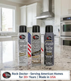 Rock Doctor Granite & Quartz Care Kit, 3 Piece Maintenance Stone Care Combo Kit – Cleans & Renews Marbel, Travertine, Tile and All Other Stone, Fresh, Pack of 3, 54.0 Ounce