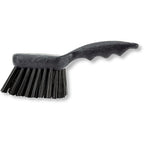 SPARTA 40541EC03 Plastic Scrub Brush, Utility Brush, Kitchen Brush With Hanging Hole For Cleaning, 8 Inches, Black, (Pack of 6)