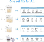 GOGOODA Set of 7 Mesh Laundry Bags for Delicates Wash Bags for Lingerie, Laundry, Hosiery, Blouse, Underwear, Pantyhose, Socks, Shoes