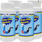 Wild Tornado Sink and Drain Cleaner, Wild Tornado Drain Clog Remover, Powerful Sink Cleaner Powder Fast Foaming for Kitchen Toilet Pipe Quick Cleaning Tool Clog Remover