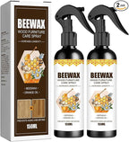 MOODTALK Beeswax Spray Furniture Polish, Wood Cleaner, Wood Floor Polish - For Living Room, Kitchen and Wooden Furniture Floors (Pack of 2) (150 ml)