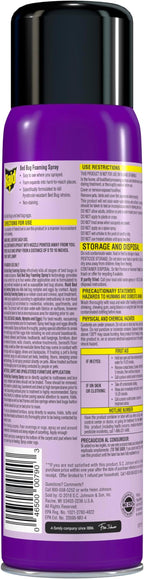 Raid Bed Bug Foaming Spray, Kills Bed Bugs and Their Eggs, for Indoor Use, Non-Staining, Keeps Killing for Weeks, 16.5 oz (Pack of 1)