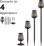 PIC Solar Insect Killer Torch (DFST), Bug Zapper and Accent Light, Solar Bug Zapper - Kills Bugs on Contact