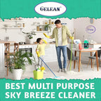 Multi Purpose Cleaner Pet Odor eliminator 64oz - Concentrate MAKES 32 GALLON - MADE IN USA- pH Neutral - Strong Floor Cleaner Odor eliminator - Stain Remover Cleaner & Deodorant (64 Fl Oz, Sky Breeze)