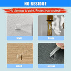Made of 3M 0.6in Clear Poster Putty, Removable No Damage Double Sided Adhesive Dots, Waterproof Heat Resistant Mounting Putty Sticky Tack (60)