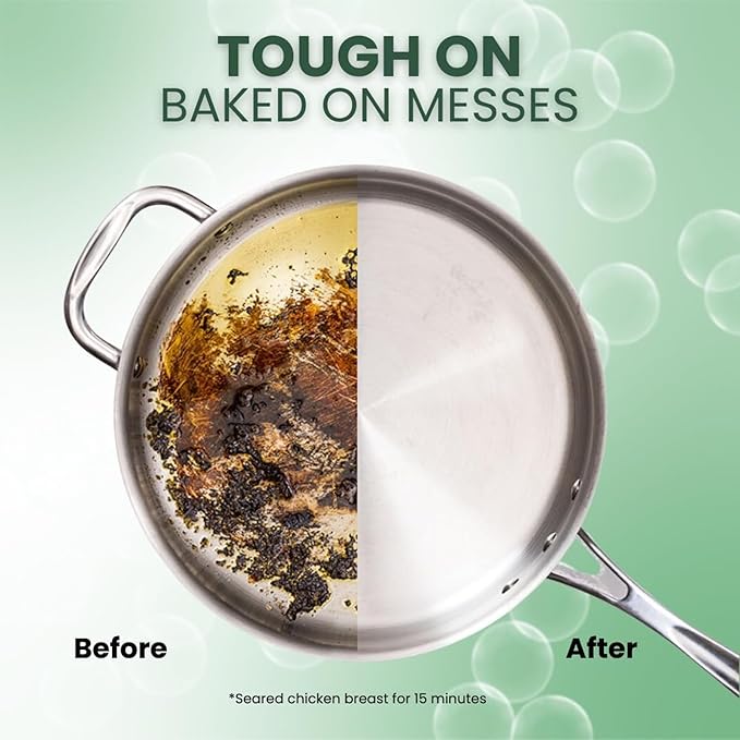 Automatic Dishwasher Detergent Powder - Concentrated Dishwashing Detergent, Dish Soap, Hard Water Stain Remover, Kitchen Cleaning Supplies, No Harmful Ingredients - 12.5 oz (Pack of 1)