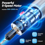 Mini Cordless Rotary Tool Kit, 5-Speed 4.2V USB Rechargeable Engraving & Sanding Tool with 105 Accessories, Compact Rotary Tool for Resin Craft, Polishing, Drilling, DIY Projects