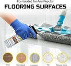 Flooraid Rock Doctor Multi-Surface Floor Cleaner Combo Pack, 64 oz and 24 oz – Cleans Vinyl, Ceramic Tile, and Stone
