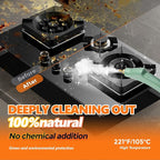 Steam Cleaner Handheld, 2500W High Pressure Steamer for Cleaning, Multi-Purpose Steamer for Home Use with 1.1L Water Tank, Car Steamer, Portable steamer for Kitchen, Furniture, Grout, Tile (Green)