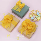 Ribbli Yellow Burlap Wired Ribbon, 1-1/2” Inch x Continuous 20 Yard, Yellow Wired Ribbon for Wreaths,Big Bows,Tree Decoration,Outdoor Decoration