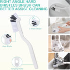Crevice Cleaning Brush,12 Pcs Cleaning Supplies Cleaning Brush Tools,Hard Bristle Cleaning Brushes for Household Use Bathroom Tiles Kitchen Corner,Sink,Teapot, Bottle,Blender Practical and Durable