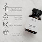 AromaTech Love Affair Aroma Essential Oil Blend: Luxury Hotel Inspired Aromatherapy with Jasmine, Saffron, Cedar & Amber for Ultrasonic Diffusers & Nebulizers - 0.3 fl oz, 10 mL