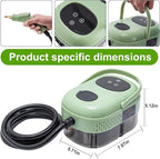 Handheld Steam Cleaner,Steam Cleaner with Smart Touch Screen, High Pressure Steamer,15sec Heat-up Deep Cleaning Steamer(Green), for Kitchen,Bathroom,Furniture,Car,Grout,Tile and More