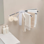 Wall Mounted Clothes Drying Rack Tripod,Foldable Drying Rack,Wall Mounted Dryer Rack Clothing,Over The Door Drying Rack for Laundry Bedroom Household Aluminium