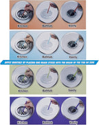 Drain Sticks Cleaning and Sanitation Kitchen Shower Bathtub Freshener Keep Odor Free- Ocean- 24 Sticks