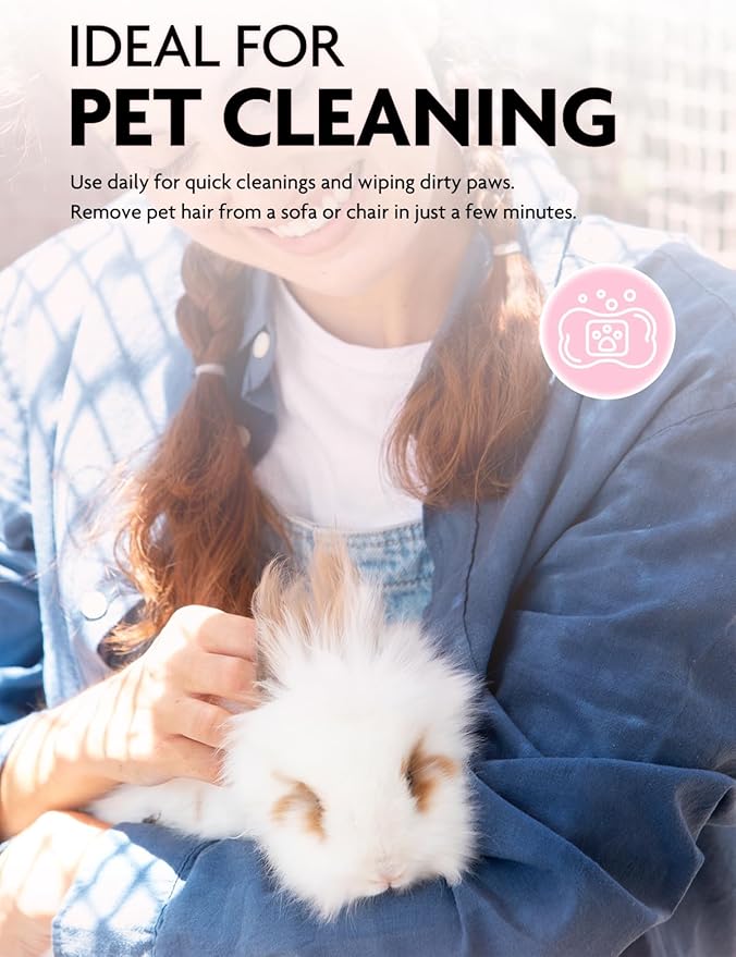 Fantasticlean Microfiber Cleaning Cloth Roll -30 Pack, Tear Away Microfiber Towels, 12" x 12", Reusable, Washable, Scratch Free, Ultra Absorbent Dishcloth for Car, Home Supplies, Pet, Kitchen (Pink)