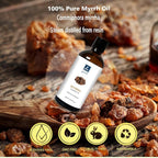 Myrrh Essential Oil, 100% Pure Myrrh Oil for Skin Care, Home Oil Diffuser, Homemade Recipes - 100ml