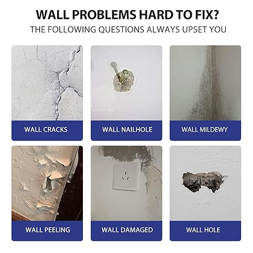Spackle Wall Repair Kit,Drywall Repair kit,Wall Mending Agent Putty with Scraper,Plaster Wall Repair Paste for Wall Crack/Nail Hole/Graffiti,Wall Surface