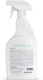 BRIOTECH Sanitizer Disinfectant Hypochlorous Spray, Kill 99.99% of Viruses & Bacteria, Control Mold, Eliminate Odor, Gentle for Nursery & Play Rooms, Food Contact Surface Sanitizer, 32 fl oz