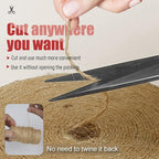 PerkHomy Garden Twine Strong Natural Jute 400 Feet Long Brown Twine for Gardening Tomato Climbing Plant Tie Floristry Crafts Gift Wrapping Packing Decor (Brown 2mm * 400feet)