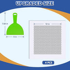 Upgraded 4×10 Inch Self-Adhesive Drywall Patch Kit, Large Hole Repair with Aluminum Patch & Professional Trowel for Interior Wall Restoration