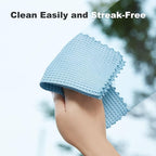 JOYMOOP Microfiber Cleaning Cloth, Reusable Absorbent Microfiber Cleaning Cloths, Kitchen Dish Cloth Waffle Weave 5 Pack, Mixed Color, 9.8×9.8inch