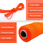 Mason Line, 500Ft, #18 Braided Nylon String, Nylon Twine for Gardening Or Masonry Tools, Twine String for Gardening and DIY Projects Crafting