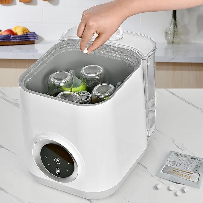 Official Washing Block for All Kinds of Baby Bottle Washers, 160 Detergent Tablets