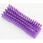 SPARTA 42024EC68 Comfort Grip Plastic Scrub Brush, Hand Brush For Cleaning, 8 Inches, Purple, (Pack of 6)