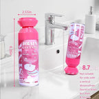Foaming Drain Cleaner - Sink Cleaner and Deodorizer for Kitchen Sinks, Shower Drains, and Tubs, Monthly Maintenance to Avoid Clogs. (2pcs, coral pink)