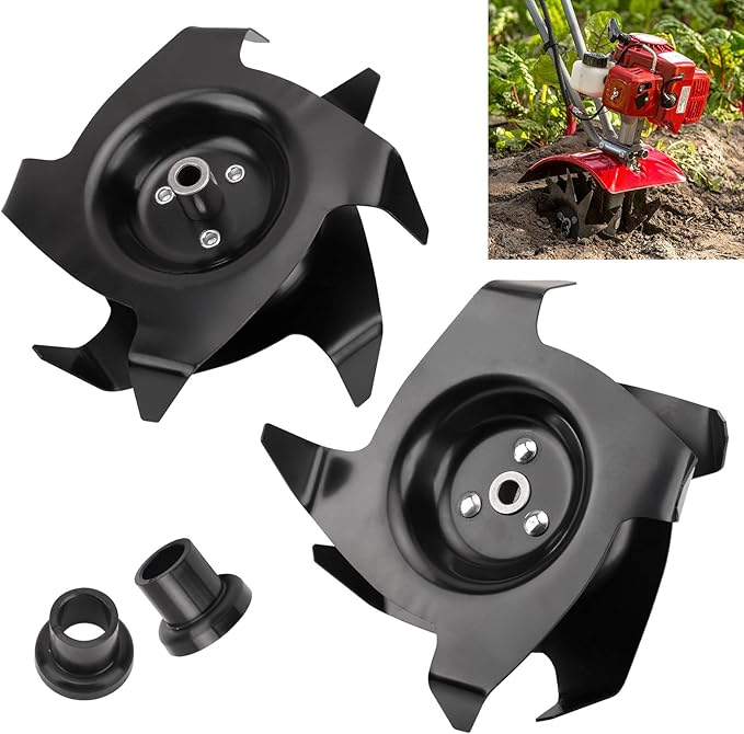 Upgrade 1622 Power Tiller Tines Compatible with Man-tis 7222, 7225, 7260, 7261, 7262, 7920, 7924, 7940 Tiller/Cultivators, Till up to 10-Inch deep and 9-Inch, It Can Effectively Loosen and Treat Soil