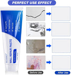 SEISSO Drywall Repair Kit, 500 g Wall Mending Agent- 2 Pack, Wall Spackle Repair Kit with Scraper, Patch for Wall Hole Filler, White Spackle Wall Repair Paste, Plaster Dent