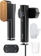 Steamer for Clothes, Sundu Portable 2-in-1 Steamer & Iron, 15s Fast Heat-up, 100ml Water Tank, Ironing Gloves, 20 Min Continuous Steam, Wrinkle Remover for Garment, Travel & Home Use1 (Gray)