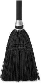 Rubbermaid Commercial Products Executive Series Indoor/Outdoor Lobby Broom, Wood Handle, Black, Professional/Janitorial Cleaners and Debris Collection for Lobby/Courtyard/Office/Kitchen, Pack of 12