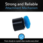 Magnetic Glass Cleaner BoroBuddy Pro | Cleans Hard to Reach Stains on Glass, Ceramic, Metal Pieces of All Shapes & Sizes | Glass Pieces, Bottles, Glassware | Free Scrubber Pads | Green
